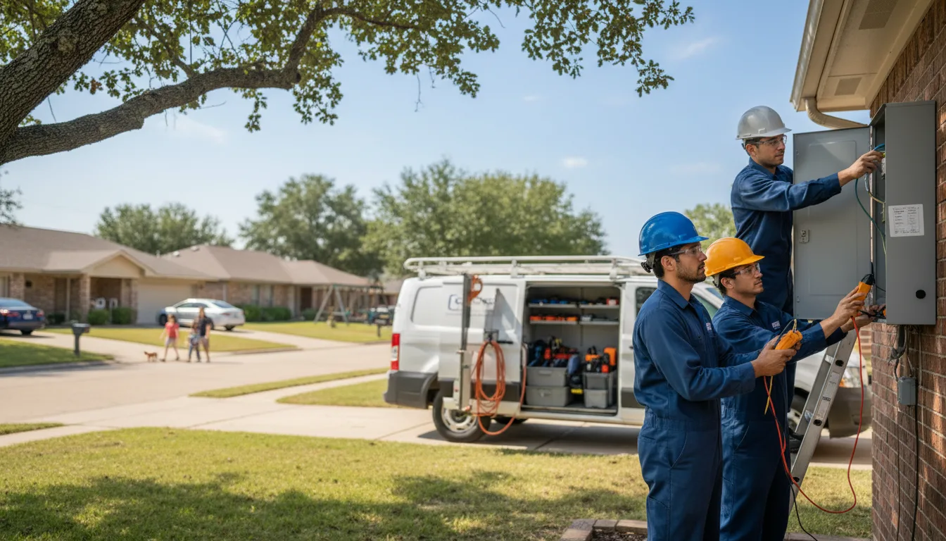 Certified electrician providing emergency electrical services in Hominy, OK